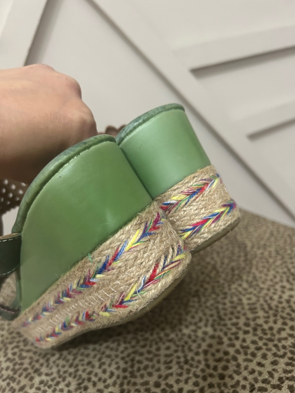 Spring Step L'Artiste Virgie Sunflower Wedge Sandals Size EU 41 US 9.5-10 - Picture 5 of 13